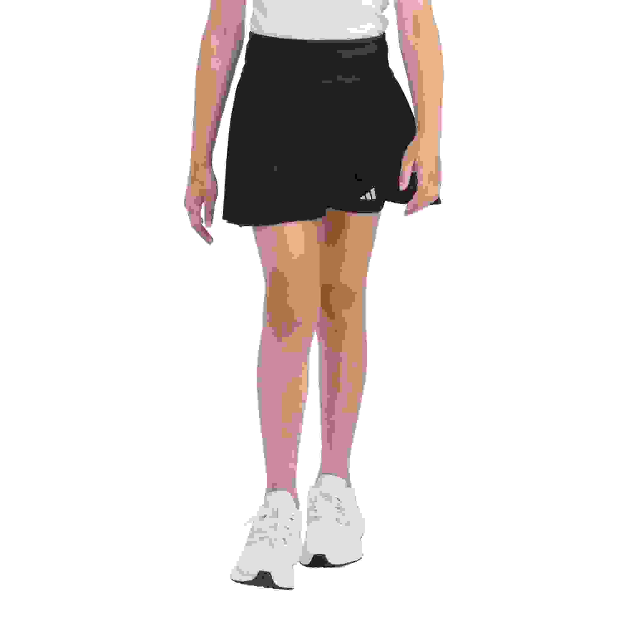adidas Woven Big Girls' Black Pleated Skort